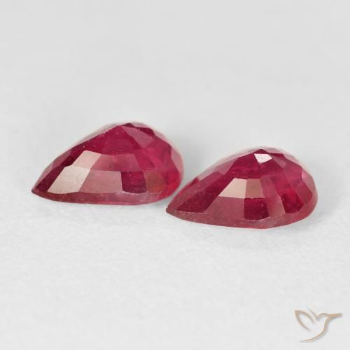 Shop natural 2.82ct 濃い紅 ルビー gems, 洋梨の形, from マダガスカル at GemSelect. In stock, global shipping!