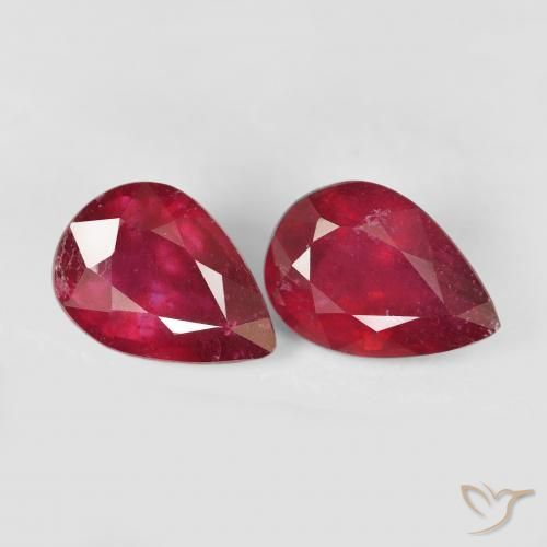 Shop natural 3.15ct ダークレッド ルビー gems, 洋梨の形, from マダガスカル at GemSelect. In stock, global shipping!