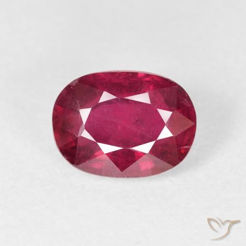 2.05ct 天然 ブラッドレッド ルビー, 楕円形, VS