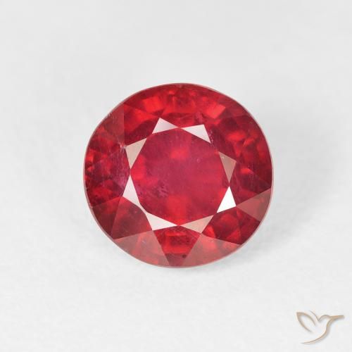 2.92ct 天然 ジャム・レッド ルビー, ラウンド, VS