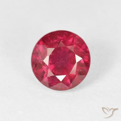 1.45ct 天然 ミディアムレッド ルビー, ラウンド, VS-SI