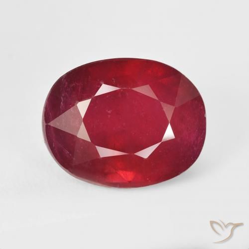 12.89ct 天然 ジャム・レッド ルビー, 楕円形, VS