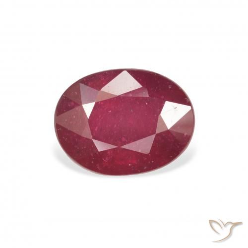 3.18ct 天然 ブラッドレッド ルビー, 楕円形, VS