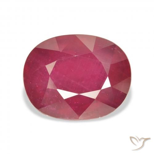 11.24ct 天然 ジャム・レッド ルビー, 楕円形, VS