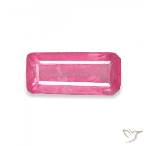 1.87ct 天然 濃いマゼンタ ルビー, エメラルドカット, VS-SI