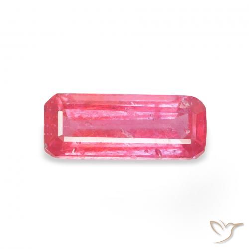 1.20ct 天然 濃いピンク ルビー, エメラルドカット, VS-SI