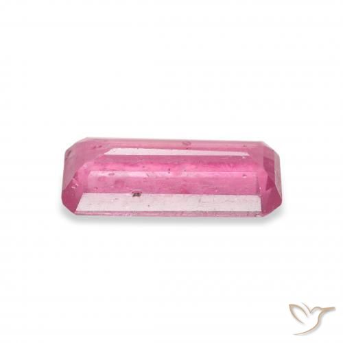 1.93カラットの天然Medium Dark-Pinkルビー、八角形 / エメラルドカット、VS-SI