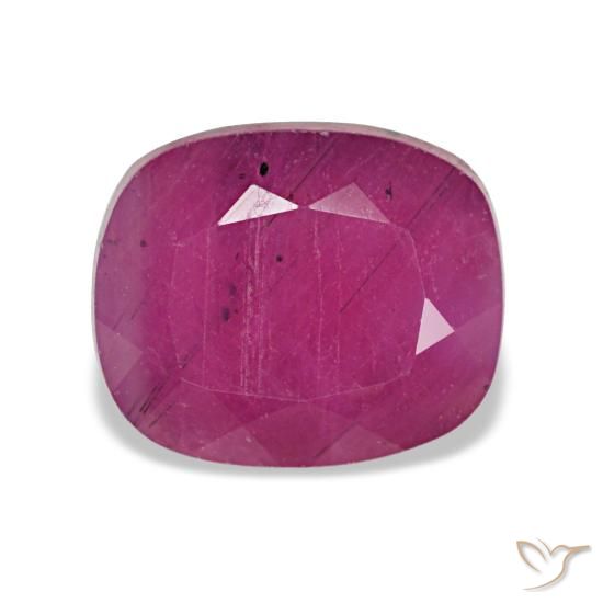 2.65ct レッド ルビー, クッション, VS