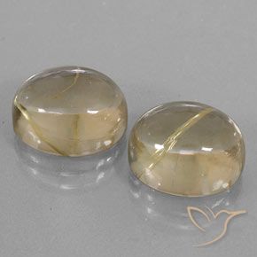 Shop natural 13.34ct 薄いイエロー ルチルクォーツ gems, 楕円形, from インド at GemSelect. In stock, global shipping!