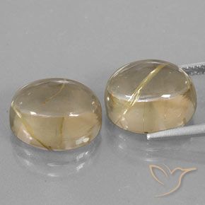 Shop natural 13.34ct 薄いイエロー ルチルクォーツ gems, 楕円形, from インド at GemSelect. In stock, global shipping!