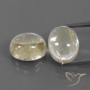 Shop natural 9.49ct ライトイエロー ルチルクォーツ gems, 楕円形, from インド at GemSelect. In stock, global shipping!