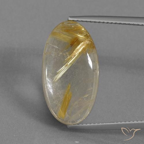 3.87ct 天然 非常に薄いゴールデンブラウン ルチルクォーツ 3.87ct 天然 非常に薄いゴールデンブラウン ルチルクォーツ