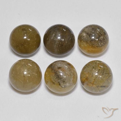Shop natural 21.41ct ミディアムブラウン ルチルクォーツ gems, スフェア / ボール, from インド at GemSelect. In stock, global shipping!