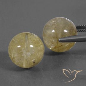 Shop natural 38.74ct ライトイエロー ルチルクォーツ gems, スフェア / ボール, from インド at GemSelect. In stock, global shipping!