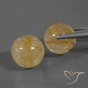 Shop natural 14.10ct オレンジがかったブラウン ルチルクォーツ gems, スフェア / ボール, from インド at GemSelect. In stock, global shipping!