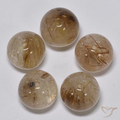 Shop natural 25.32ct 薄いゴールデンブラウン ルチルクォーツ gems, スフェア / ボール, from インド at GemSelect. In stock, global shipping!
