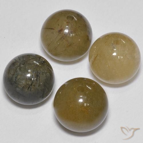 Shop natural 17.91ct ブラウン ルチルクォーツ gems, スフェア / ボール, from インド at GemSelect. In stock, global shipping!