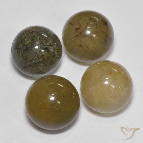Shop natural 17.91ct ブラウン ルチルクォーツ gems, スフェア / ボール, from インド at GemSelect. In stock, global shipping!