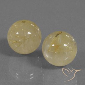 Shop natural 35.82ct ウォームイエロー ルチルクォーツ gems, スフェア / ボール, from インド at GemSelect. In stock, global shipping!