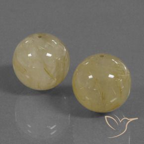 Shop natural 35.25ct ミディアムイエロー ルチルクォーツ gems, スフェア / ボール, from インド at GemSelect. In stock, global shipping!