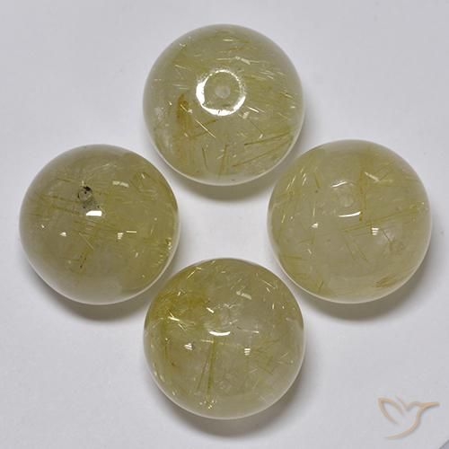 Shop natural 69.93ct 薄いイエロー ルチルクォーツ gems, スフェア / ボール, from インド at GemSelect. In stock, global shipping!