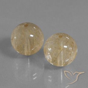 Shop natural 23.25ct 非常に薄いゴールデンブラウン ルチルクォーツ gems, スフェア / ボール, from インド at GemSelect. In stock, global shipping!