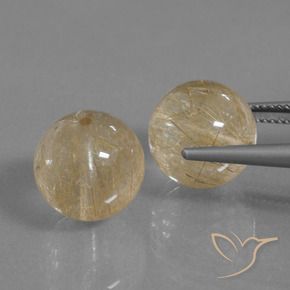 Shop natural 23.25ct 非常に薄いゴールデンブラウン ルチルクォーツ gems, スフェア / ボール, from インド at GemSelect. In stock, global shipping!