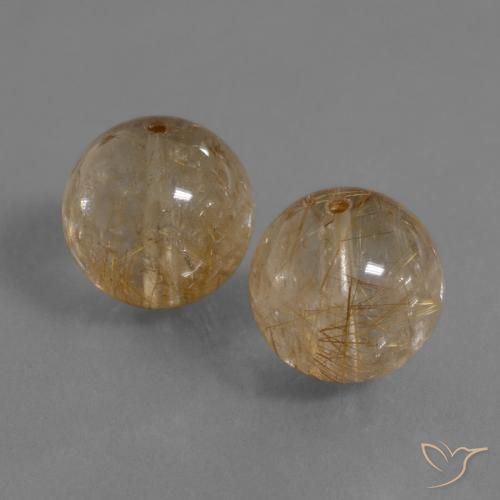 Shop natural 28.98ct 非常に薄い茶色 ルチルクォーツ gems, スフェア / ボール, from インド at GemSelect. In stock, global shipping!
