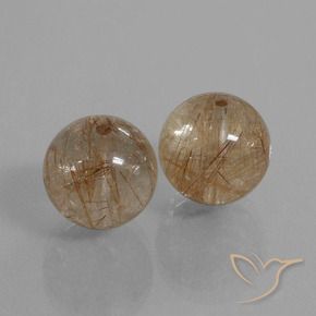 Shop natural 23.69ct ウォームブラウン ルチルクォーツ gems, スフェア / ボール, from インド at GemSelect. In stock, global shipping!