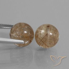 Shop natural 23.69ct ウォームブラウン ルチルクォーツ gems, スフェア / ボール, from インド at GemSelect. In stock, global shipping!