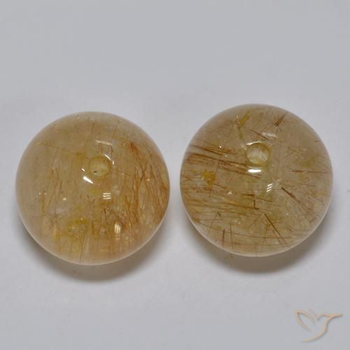 Shop natural 10.76ct 薄い黄褐色 ルチルクォーツ gems, スフェア / ボール, from インド at GemSelect. In stock, global shipping!