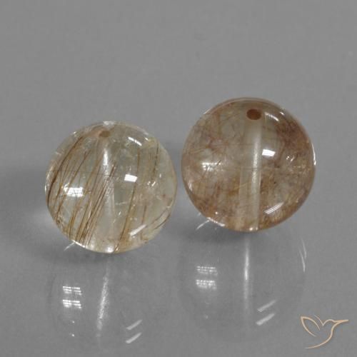 Shop natural 32.87ct ウォームブラウン ルチルクォーツ gems, スフェア / ボール, from インド at GemSelect. In stock, global shipping!