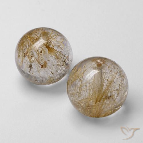Shop natural 27.14ct ウォームブラウン ルチルクォーツ gems, スフェア / ボール, from インド at GemSelect. In stock, global shipping!