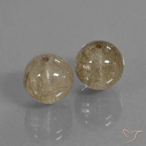 Shop natural 15.89ct ライトブラウン ルチルクォーツ gems, スフェア / ボール, from インド at GemSelect. In stock, global shipping!