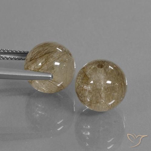 Shop natural 15.89ct ライトブラウン ルチルクォーツ gems, スフェア / ボール, from インド at GemSelect. In stock, global shipping!