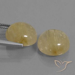 Shop natural 16.70ct ミディアムゴールド ルチルクォーツ gems, ラウンド, from インド at GemSelect. In stock, global shipping!