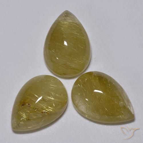 Shop natural 6.32ct 非常に薄いゴールデンブラウン ルチルクォーツ gems, 洋梨の形, from インド at GemSelect. In stock, global shipping!