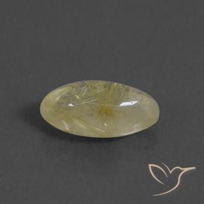 3.97カラットの天然薄いイエロールチルクォーツ、マーキーズ、透明