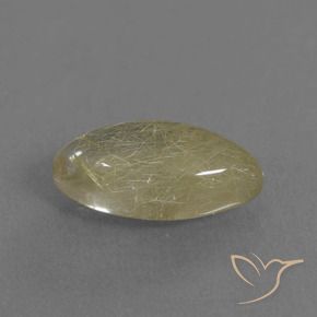 2.35カラットの天然ウォームイエロールチルクォーツ、マーキーズ、透明