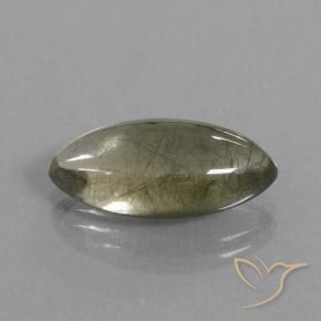 7.80カラットの天然包含付きでクリアルチルクォーツ、マーキーズ、透明