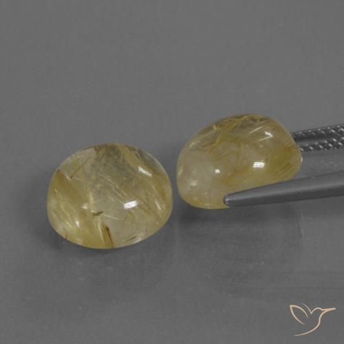 Shop natural 10.74ct ミディアムゴールド ルチルクォーツ gems, ラウンド, from インド at GemSelect. In stock, global shipping!