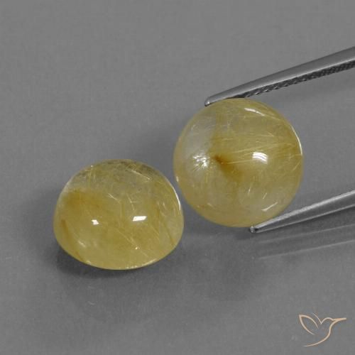 Shop natural 10.77ct ミディアムイエロー ルチルクォーツ gems, ラウンド, from インド at GemSelect. In stock, global shipping!