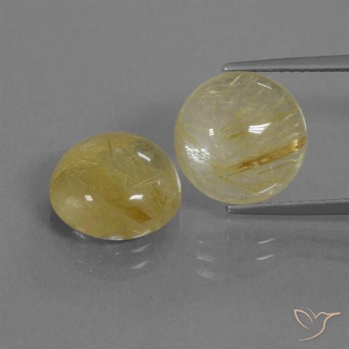 Shop natural 8.61ct 薄いイエロー ルチルクォーツ gems, ラウンド, from インド at GemSelect. In stock, global shipping!
