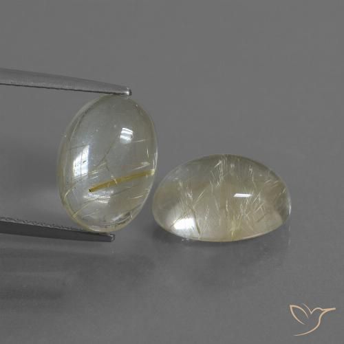 Shop natural 11.00ct ライトイエロー ルチルクォーツ gems, 楕円形, from インド at GemSelect. In stock, global shipping!