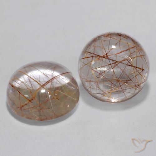 Shop natural 6.43ct ウォームブラウン ルチルクォーツ gems, ラウンド, from インド at GemSelect. In stock, global shipping!