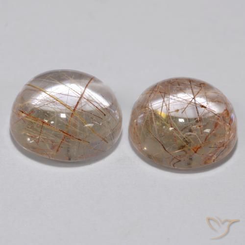 Shop natural 6.43ct ウォームブラウン ルチルクォーツ gems, ラウンド, from インド at GemSelect. In stock, global shipping!