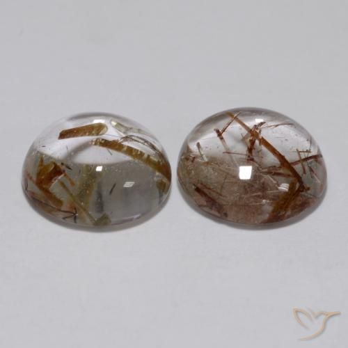 Shop natural 4.77ct 黒で茶色 ルチルクォーツ gems, ラウンド, from インド at GemSelect. In stock, global shipping!