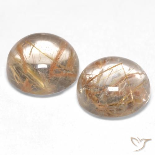 Shop natural 2.96ct 非常に薄い茶色 ルチルクォーツ gems, ラウンド, from インド at GemSelect. In stock, global shipping!