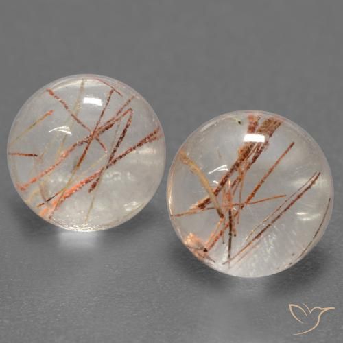 Shop natural 3.64ct 銅でクリア ルチルクォーツ gems, ラウンド, from インド at GemSelect. In stock, global shipping!