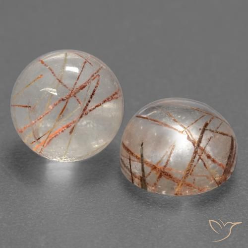 Shop natural 3.64ct 銅でクリア ルチルクォーツ gems, ラウンド, from インド at GemSelect. In stock, global shipping!